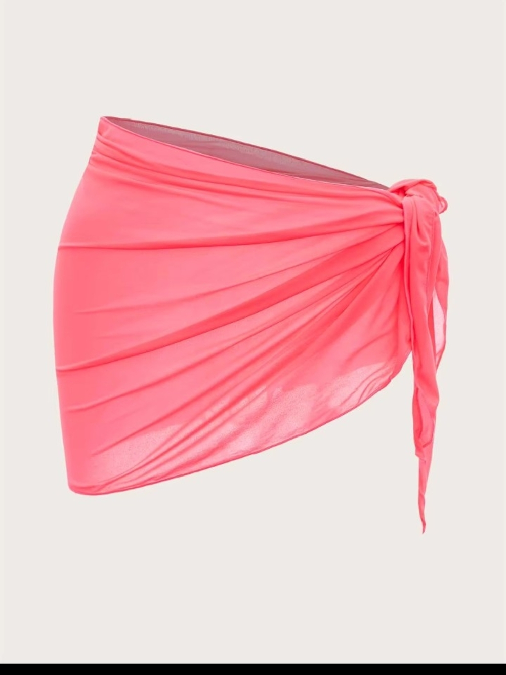 Women’s Pink Swim Sarong Cover-Up